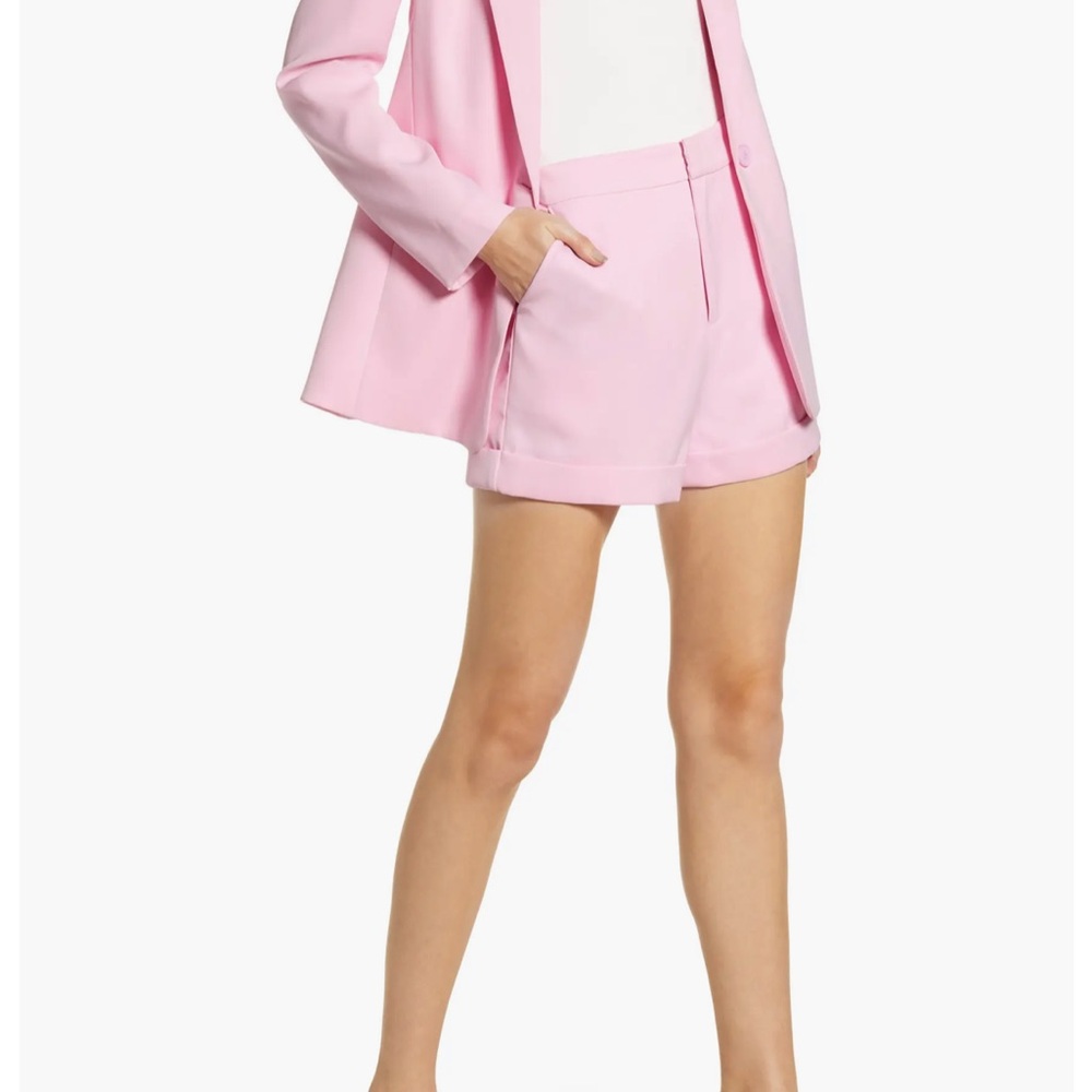 Endless Rose Pink Tailored Blazer and Short Set